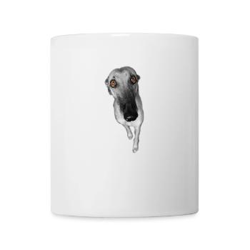 Levrette - Mug blanc - blanc - Devant