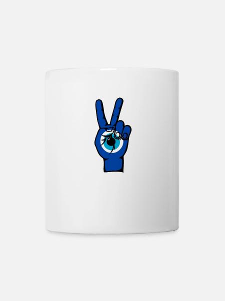 Symbole de la victoire de la paix de Nazar - Mug blanc - blanc