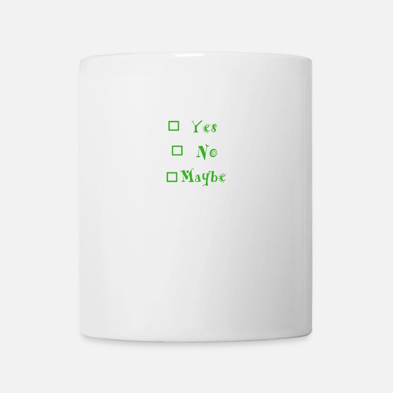 Yes No Maybe - Mug - white