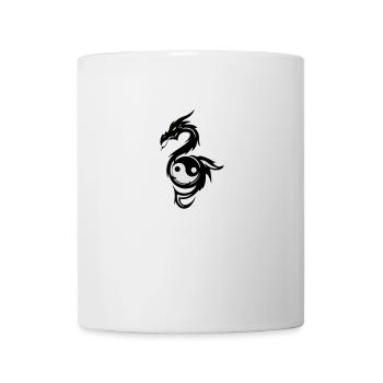 Dragon Ying & Yang - Mug blanc - blanc - Devant