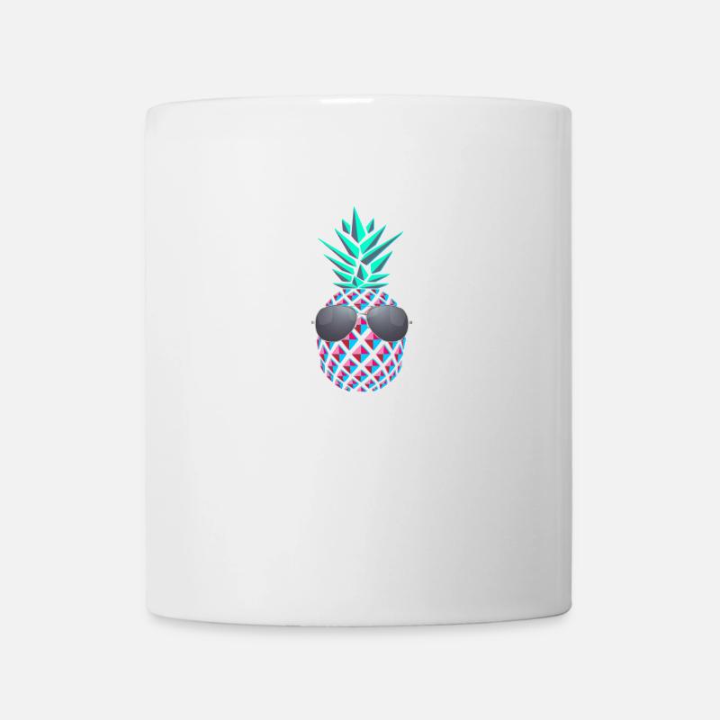 ananas frais - Mug blanc - blanc