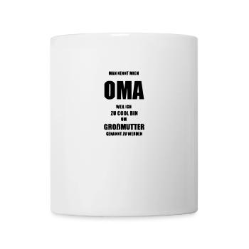 Geschenk für Oma Spruch - Tasse - Weiß - Vorne