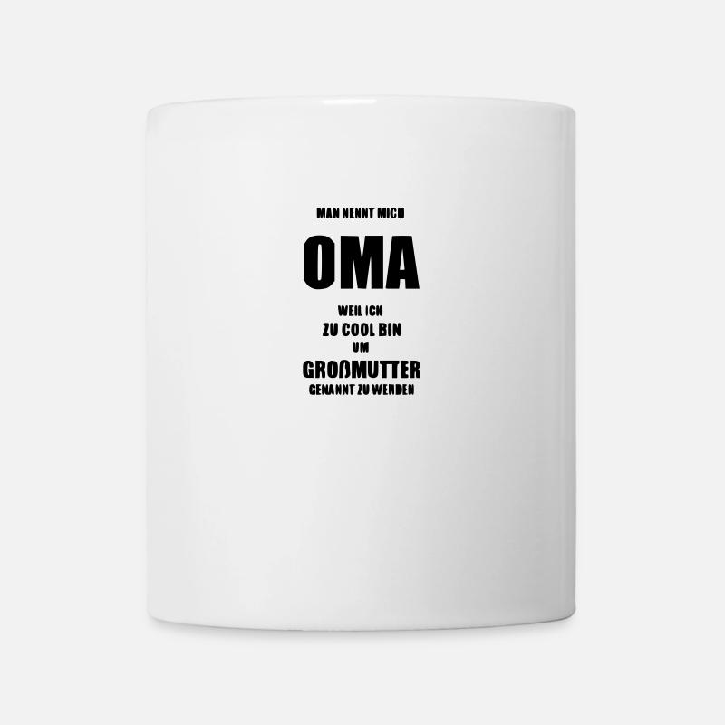 Geschenk für Oma Spruch - Tasse - Weiß