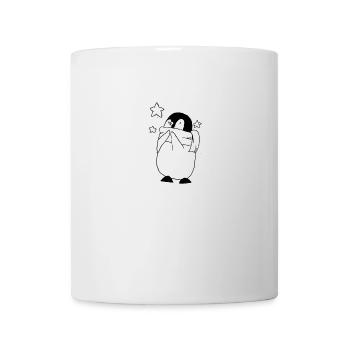 Penguin with stars - Mug - white - Front