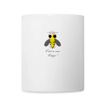 Reine de la couronne d’abeille - Mug blanc - blanc - Devant