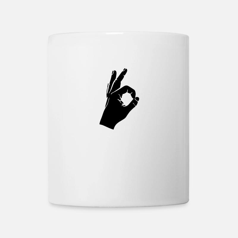 Reingeguckt - Tasse - Weiß