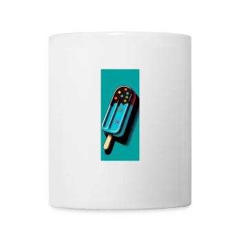 Glace sur le Style Popsicle Pop Art I - Mug blanc - blanc - Devant