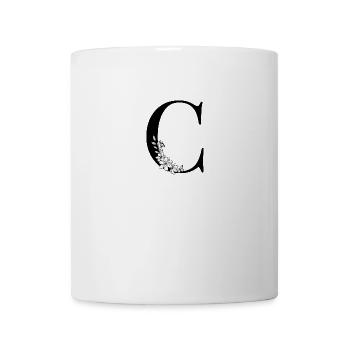 Buchstabe C - Tasse - Weiß - Vorne
