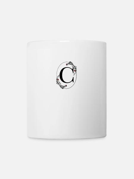 Letter C - Mug - white