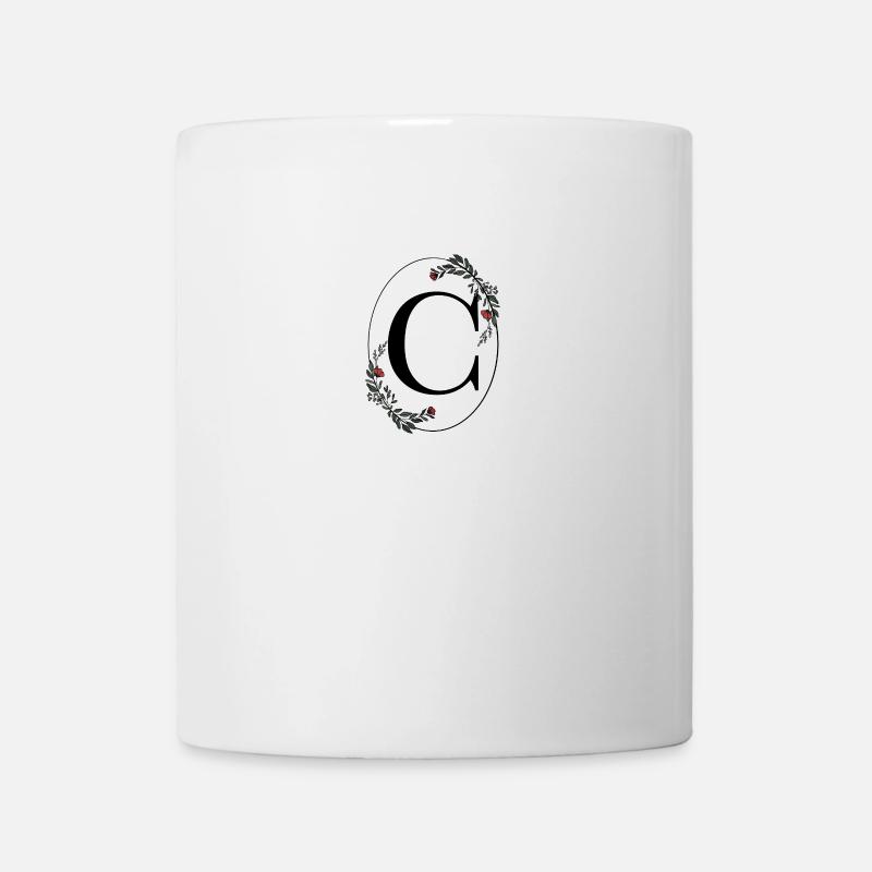 Letter C - Mug - white