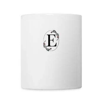 Buchstabe E - Tasse - Weiß - Vorne