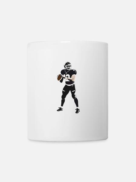 American Football - Sports Sticker - Tasse - Weiß