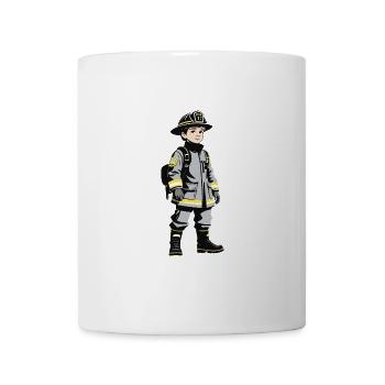 Firefighter Boy - Cute Job Design - Mug - white - Front