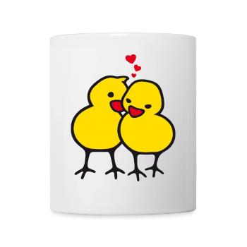 chicks in love (b) - Mug - white - Front