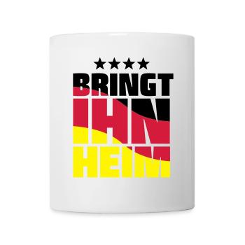 ramener à la maison! Trophée de la Coupe du Monde - Mug blanc - blanc - Devant