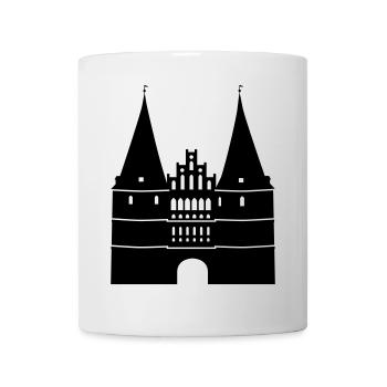 Holstentor von Lübeck - Tasse - Weiß - Vorne