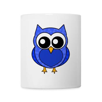 Eule für Jungs / Owl - Tasse - Weiß - Vorne