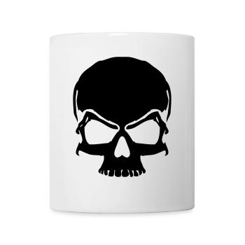 crâne de pirate crâne - Mug blanc - blanc - Devant