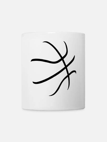 basketball - Mug blanc - blanc
