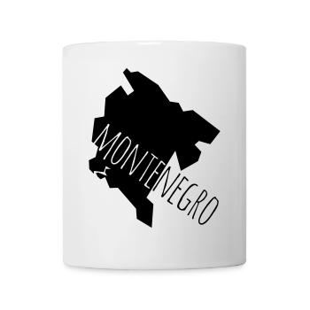 montenegro - Tasse - Weiß - Vorne