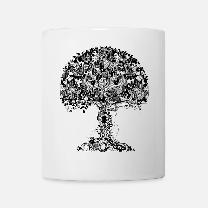 Fantasie Baum - Tasse - Weiß