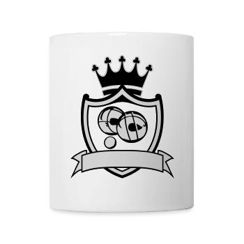 König Petanque keinen Text - Tasse - Weiß - Vorne