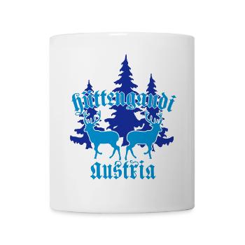Hüttengaudi Austria 2C - Tasse - Weiß - Vorne