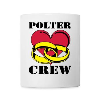 Junggesellenabschied , Polter Crew , JGA (25) - Tasse - Weiß - Vorne