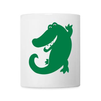 krokodil - Tasse - Weiß - Vorne