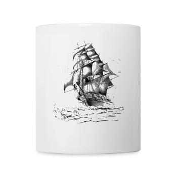 sailing ship - Mug - white - Front