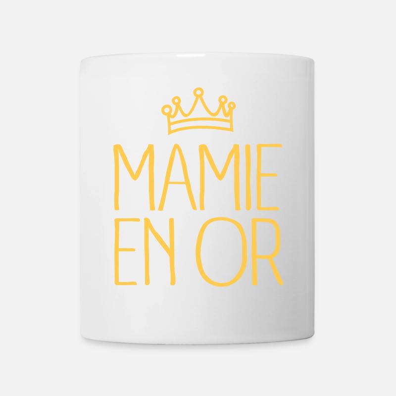 Mamie En Or - Mug blanc - blanc