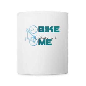 bike with me Fahrrad Rad bmx MTB Rennrad blau Team - Mug - white - Front