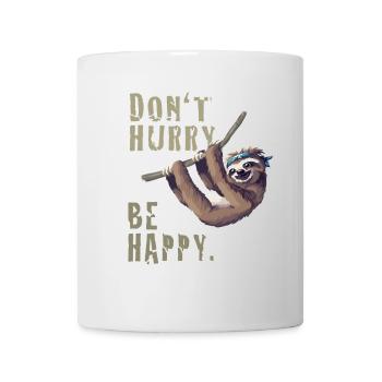 Sloth chill sleep Slow happy humor fun nerd - Mug - white - Front
