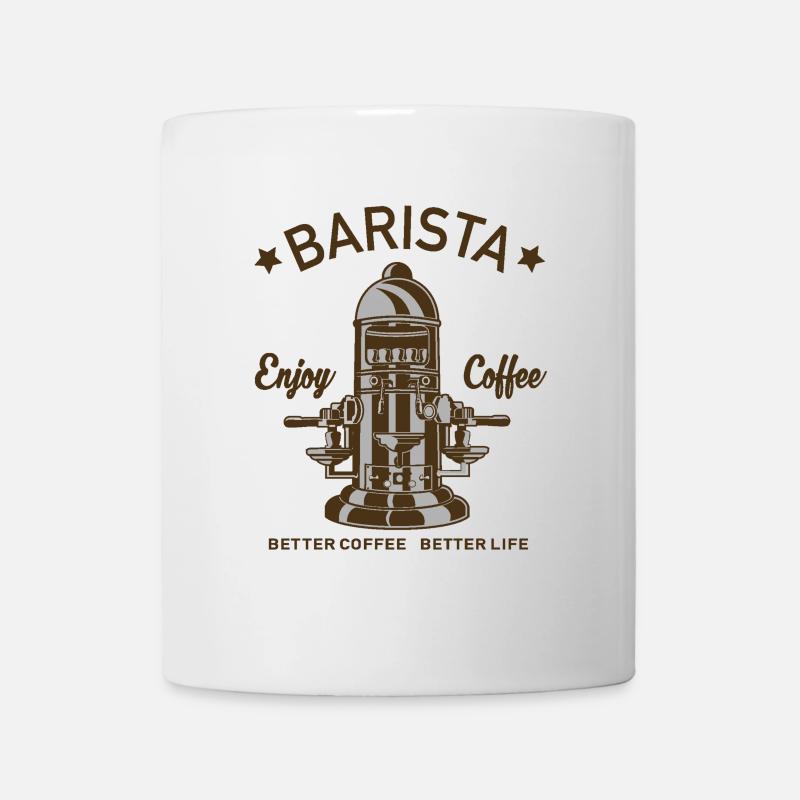 BARISTA - Tasse - Weiß