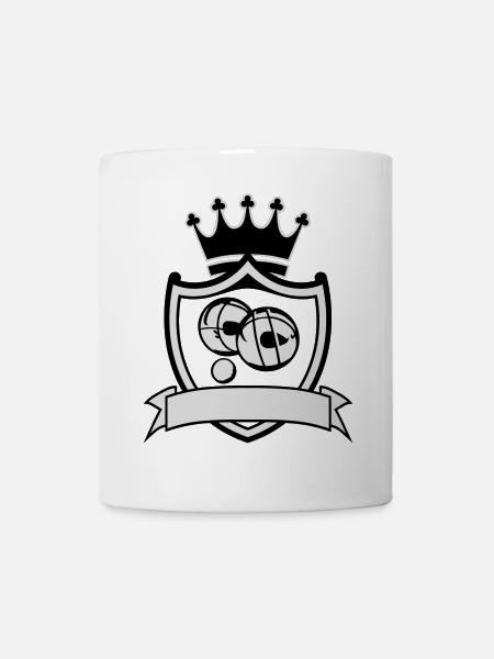 Blason petanque - Tasse - Weiß