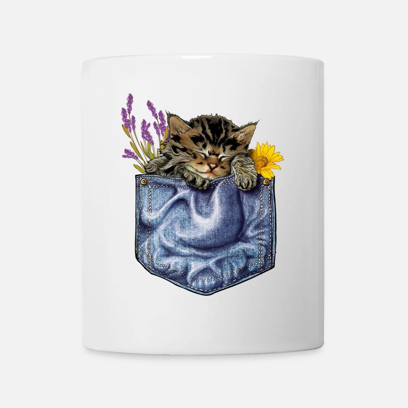 Cat - Mug blanc - blanc