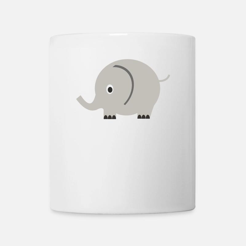 elephant - Mug - white