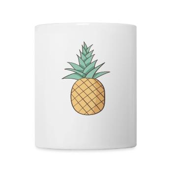 Ananas - Mug blanc - blanc - Devant