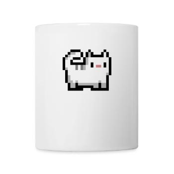 Retro Katze - Tasse - Weiß - Vorne