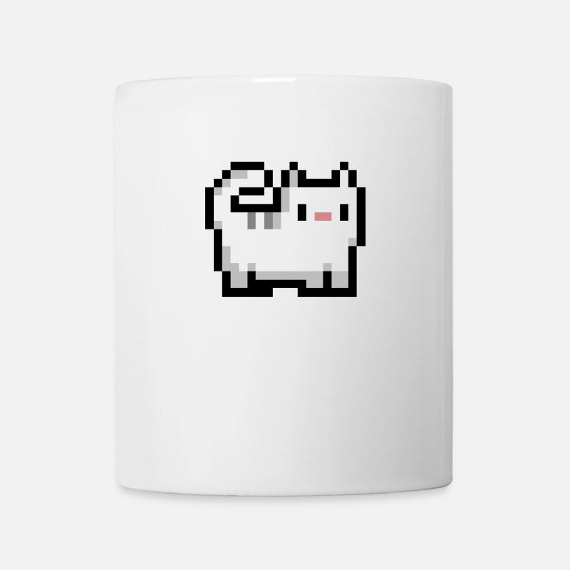 Retro Katze - Tasse - Weiß