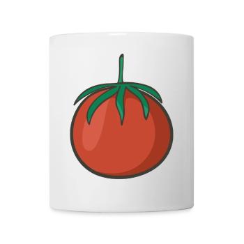 Tomate - Tasse - Weiß - Vorne