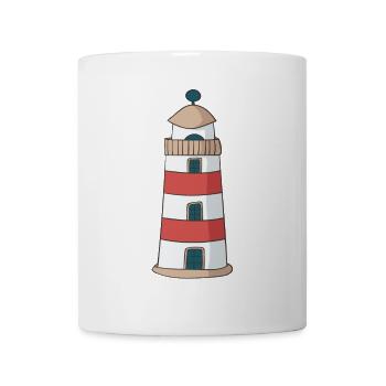 Leuchtturm - Tasse - Weiß - Vorne