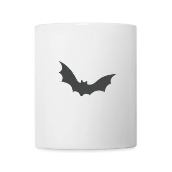 Fledermaus, Halloween, Robin, Grusel - Tasse - Weiß - Vorne