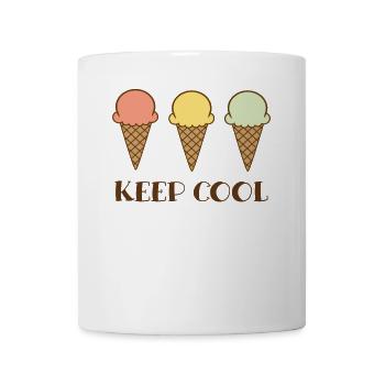 Keep cool - Tasse - Weiß - Vorne