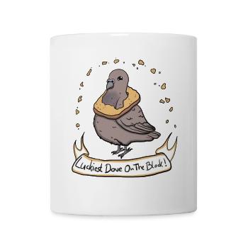 Luckiest Dove! - Tasse - Weiß - Vorne