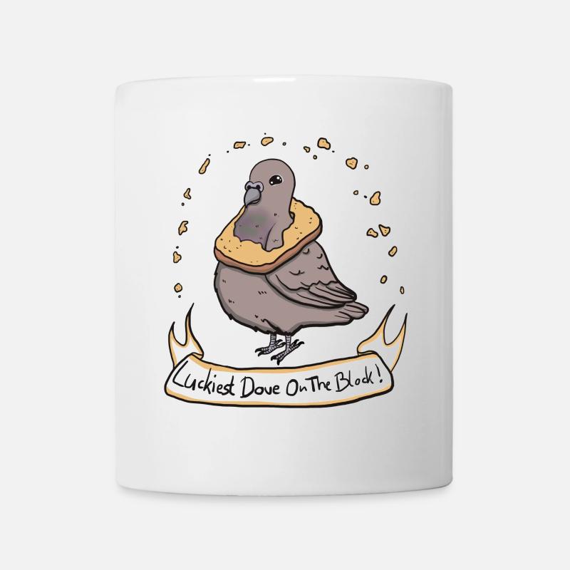 Luckiest Dove! - Mug - white