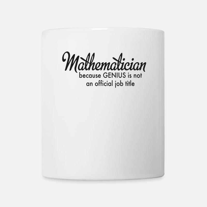 Mathématiques - Mug blanc - blanc