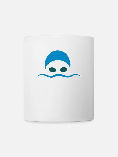 swim - Mug - white