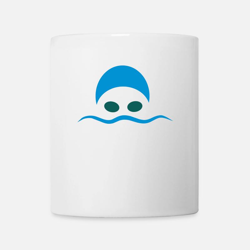 swim - Mug - white