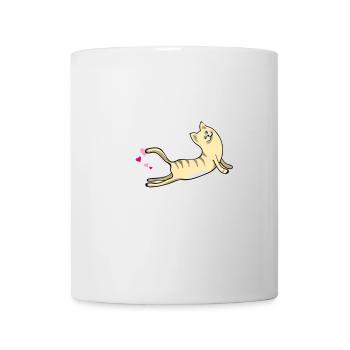 yoga exhale katze cat poop namaste humor funny LOL - Tasse - Weiß - Vorne